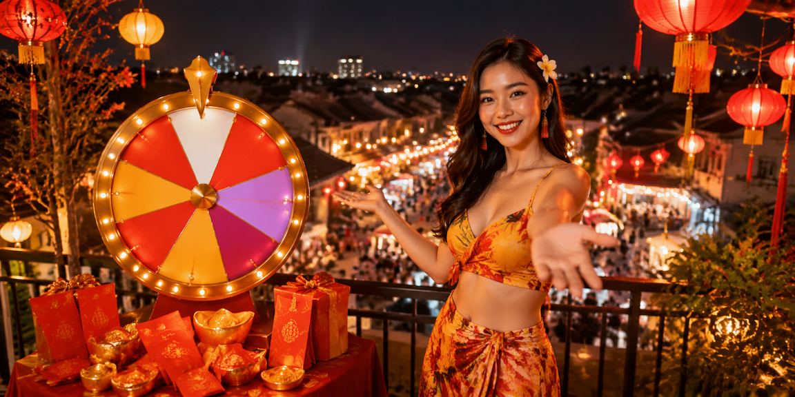 Bàn roulette sôi động tại khu chợ đêm Hà Nội với ánh đèn lung linh