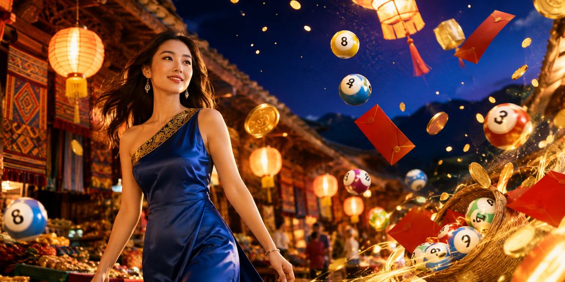 Khu chợ đêm tại Sapa với game xổ số phong cách truyền thống